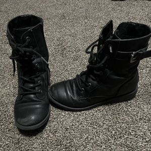 Girls combat Boots